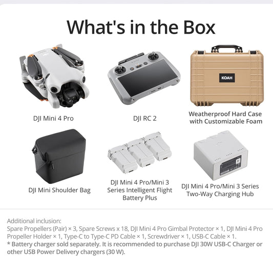 DJI Mini 4 Pro Fly More Combo